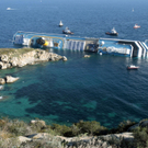 Kreuzfahrtschiff "Costa Concordia" vor der Toscana auf Grund gelaufen