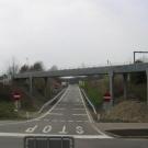Die Radbrücke wird eroeffnet