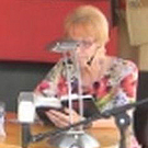 Agnes beim Bloomsday.JPG