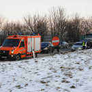 Bilder vom Unfallort auf der A1