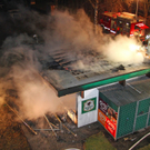 Brand im Strandbad Hard