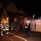 Dornbirn: Wohnhaus stand in Vollbrand