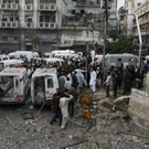 Bilder vom Selbstmordanschlag in Pakistan