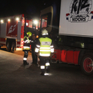 Hörbranz: LKW rutschte über Böschung