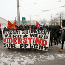 Bilder der Demo gegen die FPÖ