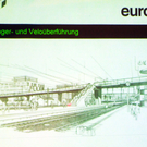 Rad- und Fußgängerbrücke beim Bahnhof