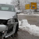 Bilder vom Unfall auf der B21