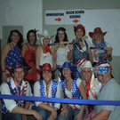 Stars & Stripes beim letzten Gschnas