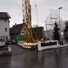 Abbrucharbeiten am Haus „Rätschkachl“ 