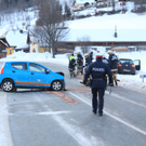 Bilder der Unfallstelle auf der B96