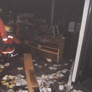 Kerze verursacht Brand in Rohrschacher Bank