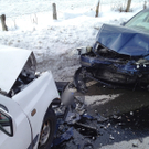 Bilder vom Frontalcrash