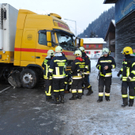 Lkw in Schruns schwer beschädigt