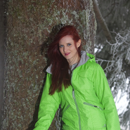 Jaqueline trotzt der Eiszeit