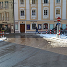 Neue Poller in der Theatergasse