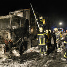 Brennender Lkw auf der A21 13.02.2012