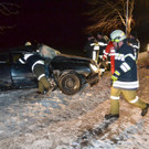 Mercedes kracht in Grimmenstein gegen Baum