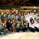 Siegerehrung der Eishockey Damen war ein Triumph