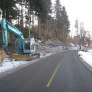 Abschluss der Bauarbeiten Gehsteig Eichenberger Straße