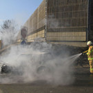 Bilder vom Fahrzeugbrand