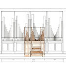 So h__tte die neue Orgel f__r die Pfarrkirche zur Hl_ Familie in Tisis ausgesehen _Entwurf durch Orgelbaumeister Christoph Enzen