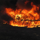 Feld in Brand bei Strasshof