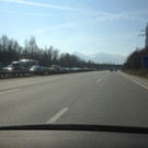 Stau auf der A14 am Samstag bis Dornbirn-Nord