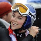 Lindsey Vonn Abfahrts-Doppelsiegerin in Haus 