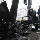 Schwerer Unfall mit Polizeiautos