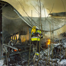 Brand in Holzlager Schwarzach