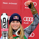 Vonn komplettierte Haus-Hattrick