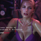 Lena Gercke im Sportmagazin 2012