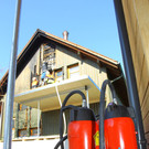 Göfis: Brand durch Flämmarbeiten