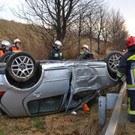 Fahrzeugüberschlag auf der S6
