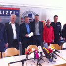Bilder von der Pressekonferenz zum Flugzeugabsturz