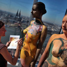 Bodypainting: Schiele und Klimt