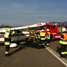 Flugzeugunfall in Hohenems