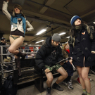 "No Pants Subway Ride" in New York