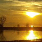 Sonnenuntergang mit Damm und Mann _Large__jpg-1333285552
