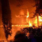 Hollabrunn: Wohnhaus in Vollbrand (1. April 2012)