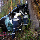 Unfall mit geklautem Auto in Feldbach