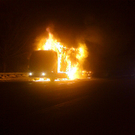 Bilder vom Lkw-Brand