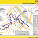 Straßensperren beim Vienna City marathon 2012