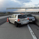 Unfall mit Dreher bei Wiener Neustadt