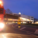 Schwertransport mit Brückenträger