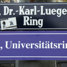 Symbolische Umbennenung von Lueger-Ring durch Wiens Grüne