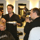 Dancing Stars beim Coiffeur Strassl