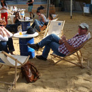 Bilder von der Eröffnung der Beachbar