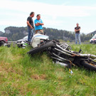 Motorradunfall auf der L200