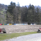 Bauarbeiten Vandans Fußballplatz